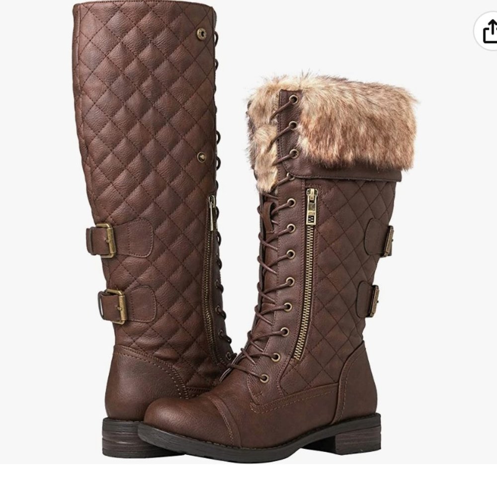 Brown Lace-up Fall/Winter Boot (7)